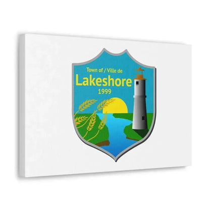Flag of Lakeshore Ontario Canada - Canvas Wall Art - The Sticker Space