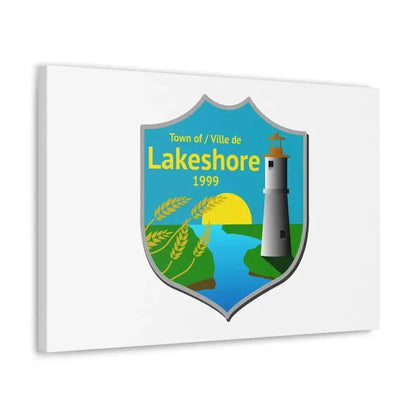 Flag of Lakeshore Ontario Canada - Canvas Wall Art - The Sticker Space