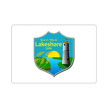 Flag of Lakeshore Ontario Canada STICKER Vinyl Die-Cut Decal 4 Inch - The Sticker Space