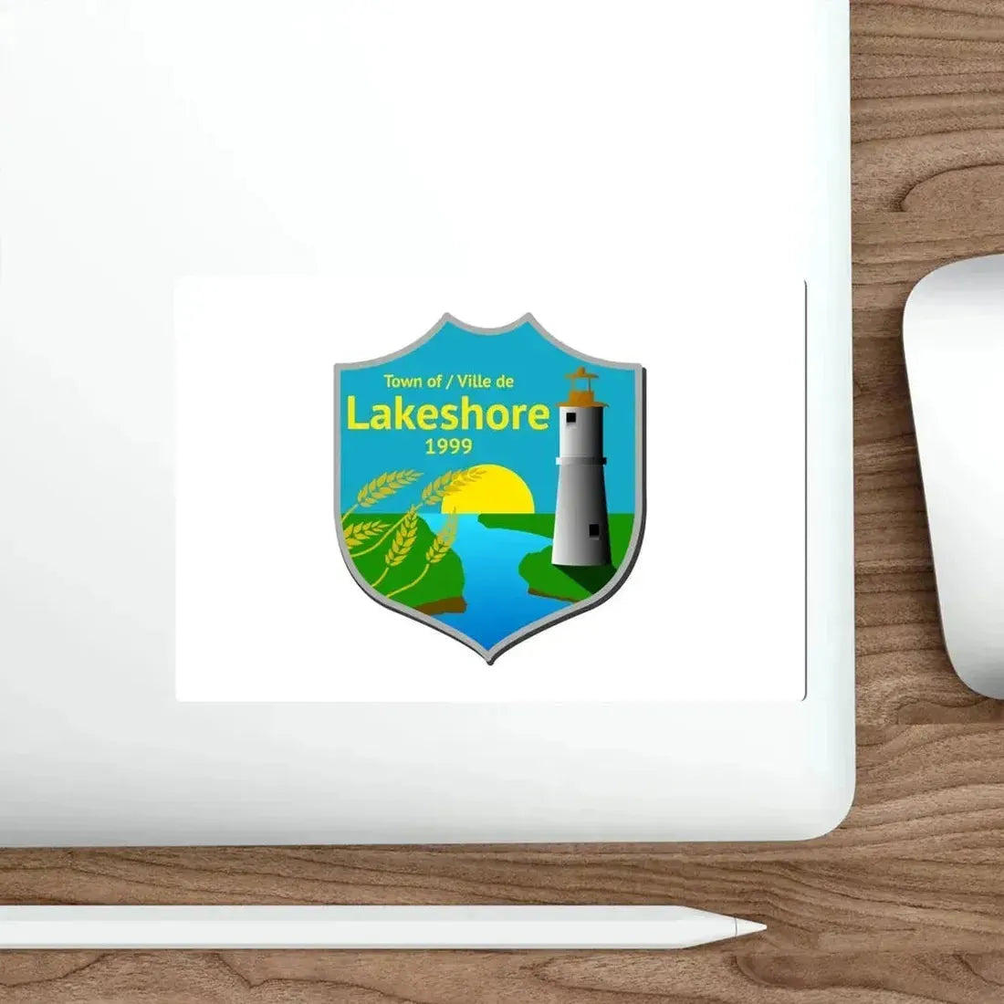 Flag of Lakeshore Ontario Canada STICKER Vinyl Die-Cut Decal - The Sticker Space
