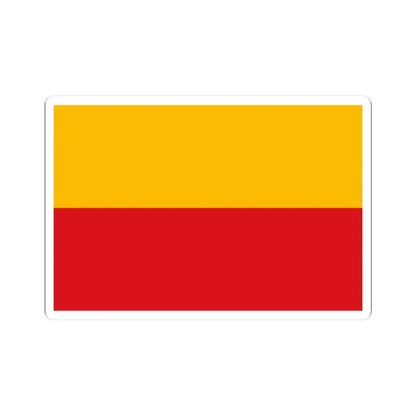 Flag of Lambayeque Department (Peru) STICKER Vinyl Kiss-Cut Decal 3 Inch White - The Sticker Space