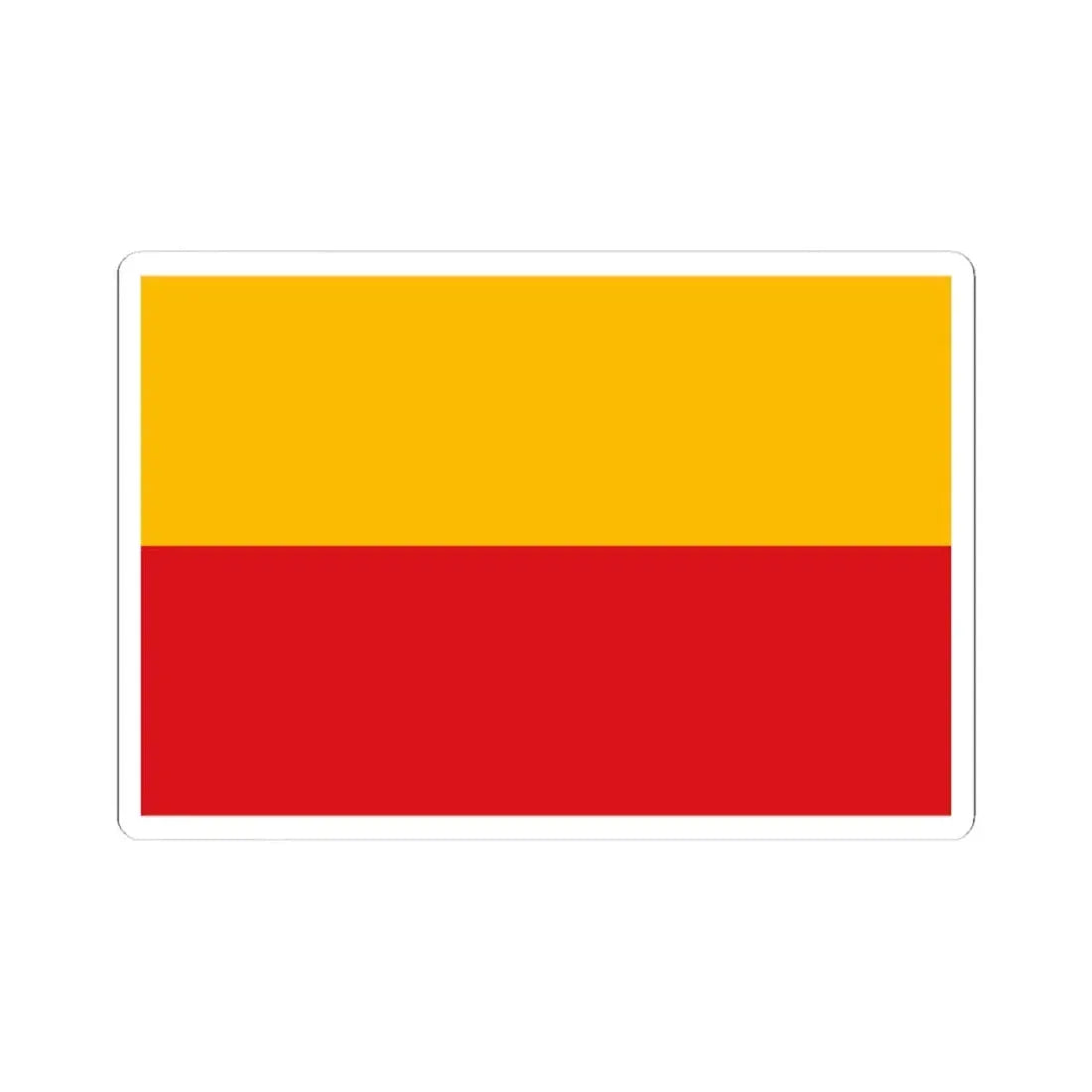 Flag of Lambayeque Department (Peru) STICKER Vinyl Kiss-Cut Decal 4 Inch White - The Sticker Space