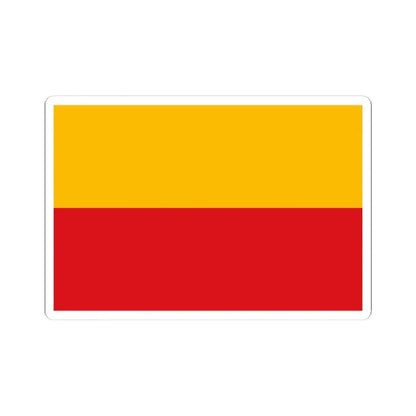 Flag of Lambayeque Department (Peru) STICKER Vinyl Kiss-Cut Decal 4 Inch White - The Sticker Space