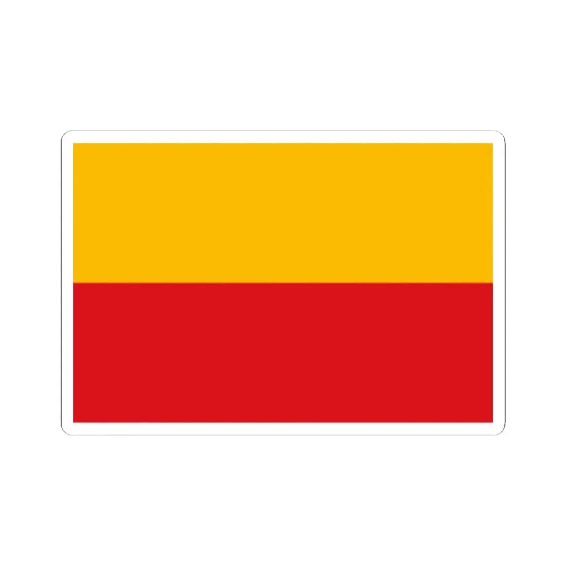 Flag of Lambayeque Department (Peru) STICKER Vinyl Kiss-Cut Decal 6 Inch White - The Sticker Space
