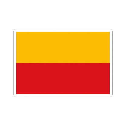 Flag of Lambayeque Department (Peru) STICKER Vinyl Kiss-Cut Decal 6 Inch White - The Sticker Space