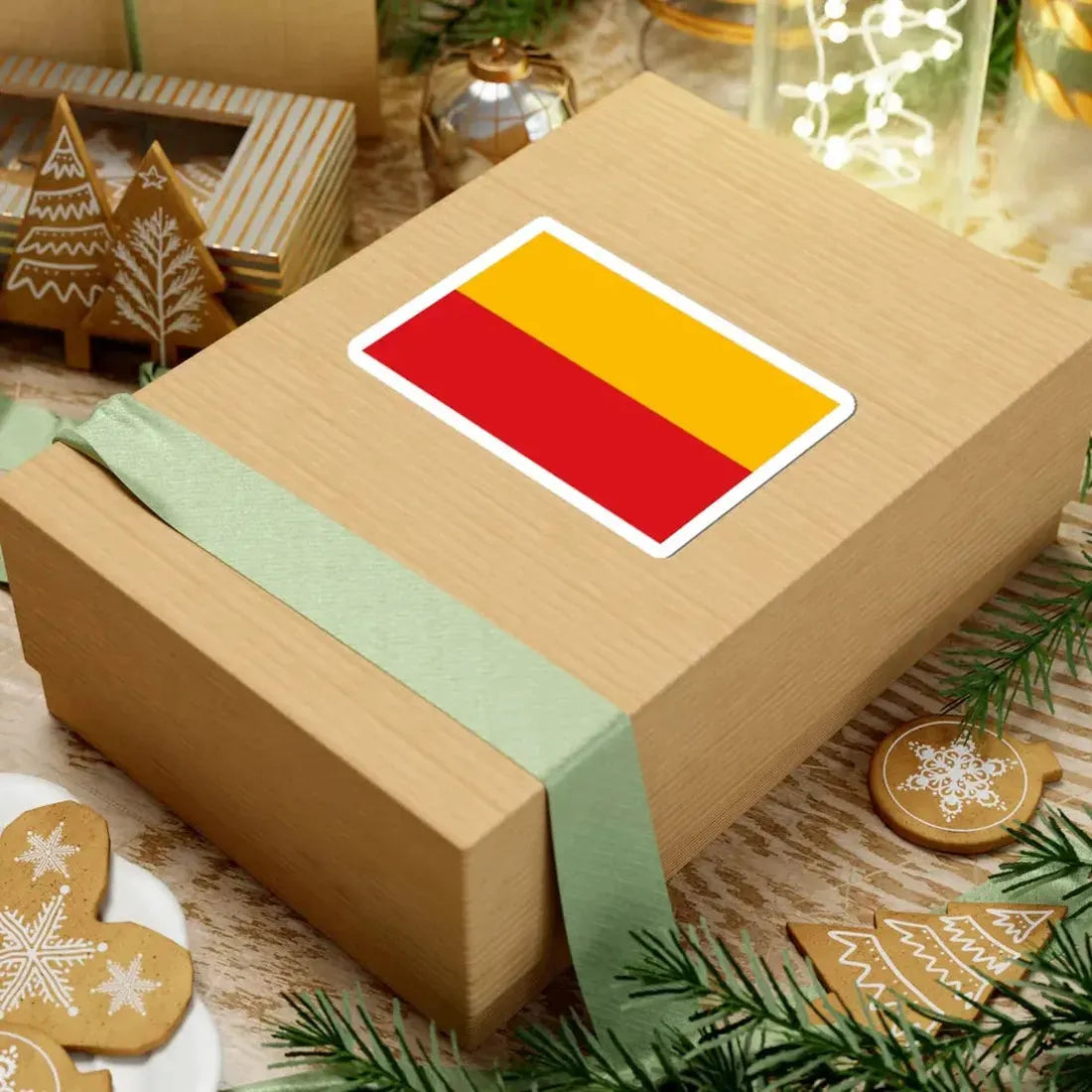 Flag of Lambayeque Department (Peru) STICKER Vinyl Kiss-Cut Decal - The Sticker Space