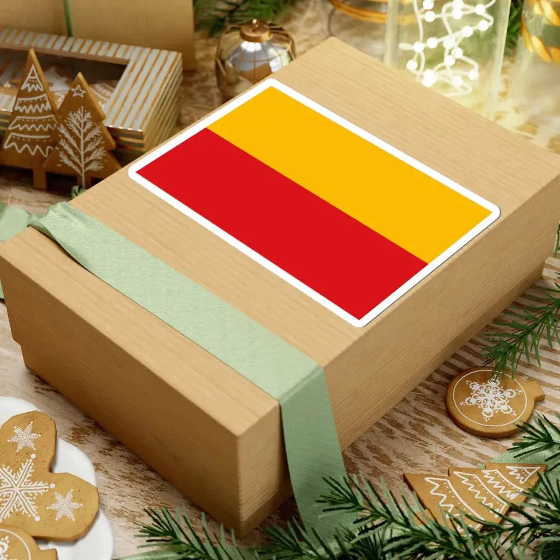 Flag of Lambayeque Department (Peru) STICKER Vinyl Kiss-Cut Decal - The Sticker Space