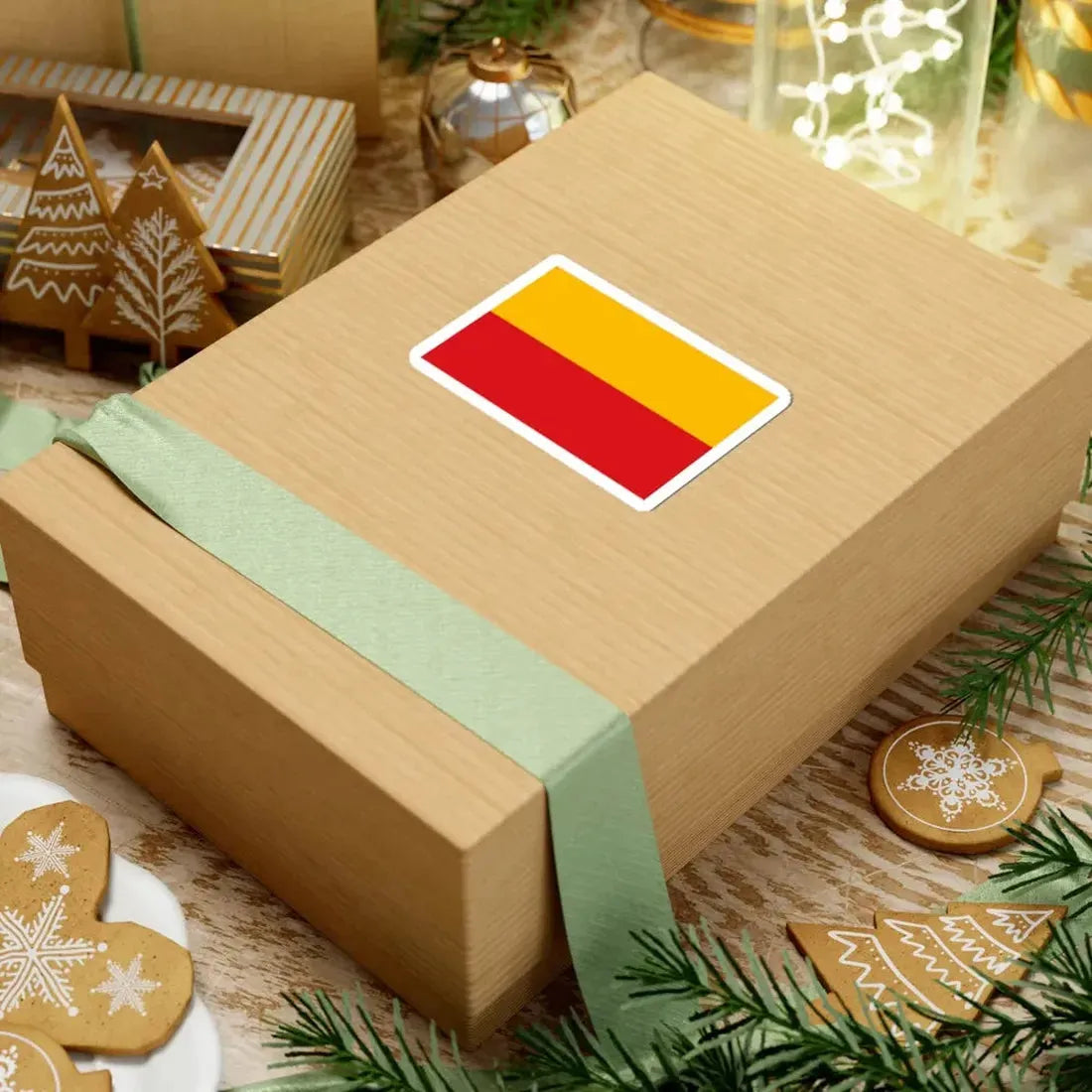 Flag of Lambayeque Department (Peru) STICKER Vinyl Kiss-Cut Decal - The Sticker Space