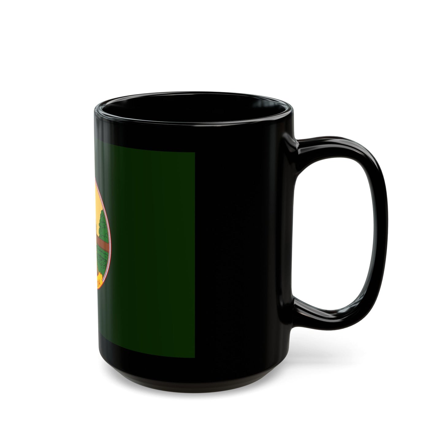 Flag of Lampang Province Thailand - Black Coffee Mug-The Sticker Space