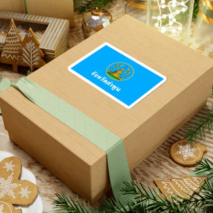 Flag of Lamphun (Thailand) STICKER Vinyl Kiss-Cut Decal - The Sticker Space