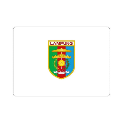 Flag of Lampung Indonesia STICKER Vinyl Die-Cut Decal 5 Inch - The Sticker Space