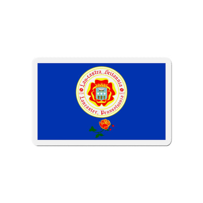 Flag of Lancaster Pennsylvania - Die-Cut Magnet-6 × 6"-The Sticker Space