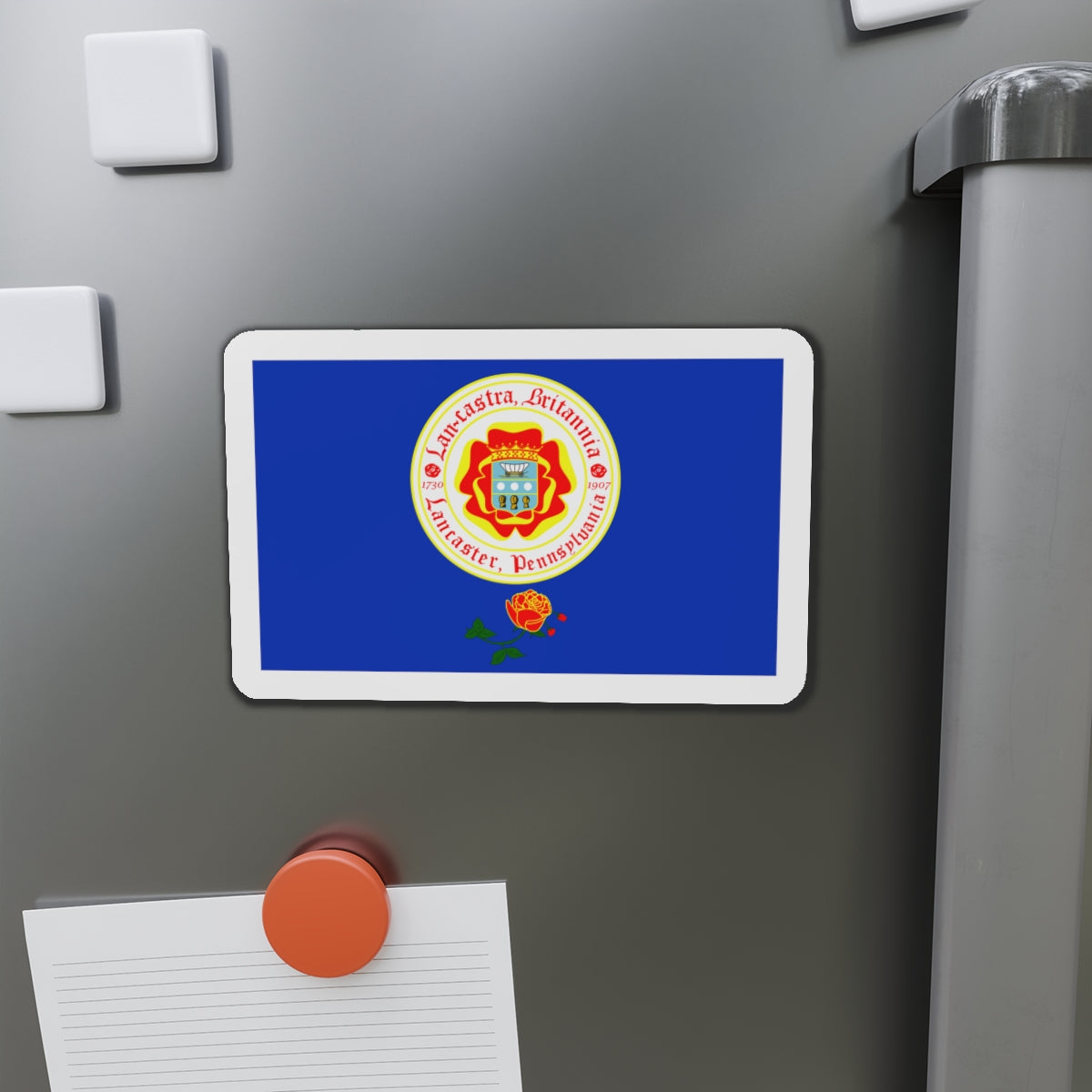 Flag of Lancaster Pennsylvania - Die-Cut Magnet-The Sticker Space