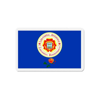 Flag of Lancaster Pennsylvania - Refrigerator Magnet 5 Inch - The Sticker Space