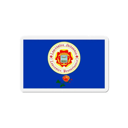 Flag of Lancaster Pennsylvania - Refrigerator Magnet - The Sticker Space