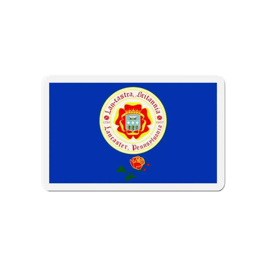 Flag of Lancaster Pennsylvania - Refrigerator Magnet - The Sticker Space