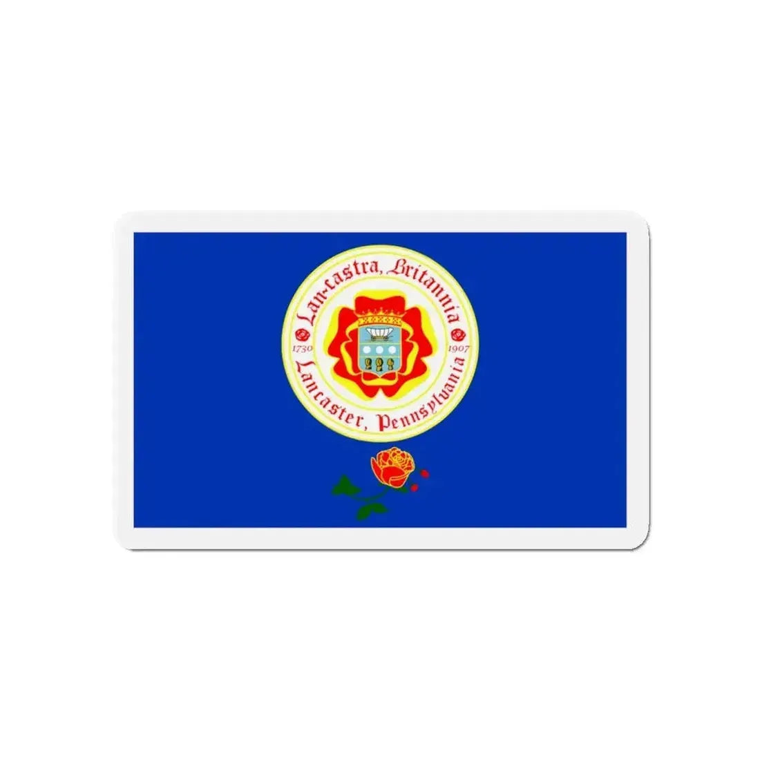 Flag of Lancaster Pennsylvania - Refrigerator Magnet - The Sticker Space