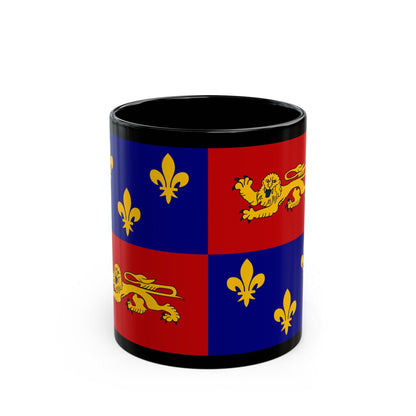 Flag of Landes France - Black Coffee Mug-11oz-The Sticker Space