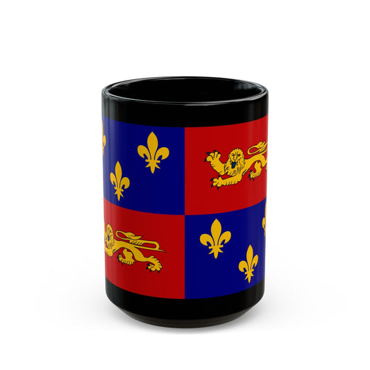 Flag of Landes France - Black Coffee Mug-15oz-The Sticker Space