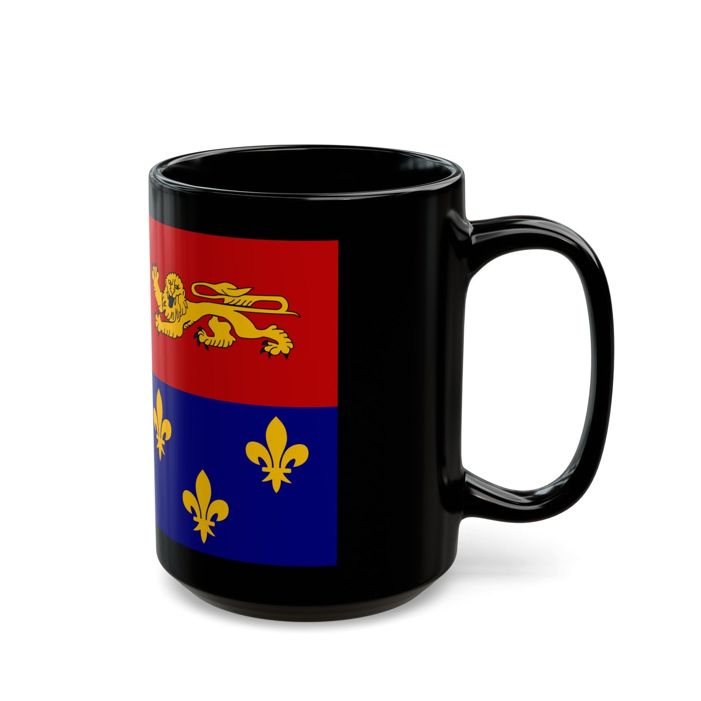 Flag of Landes France - Black Coffee Mug-The Sticker Space