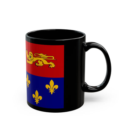 Flag of Landes France - Black Coffee Mug-The Sticker Space