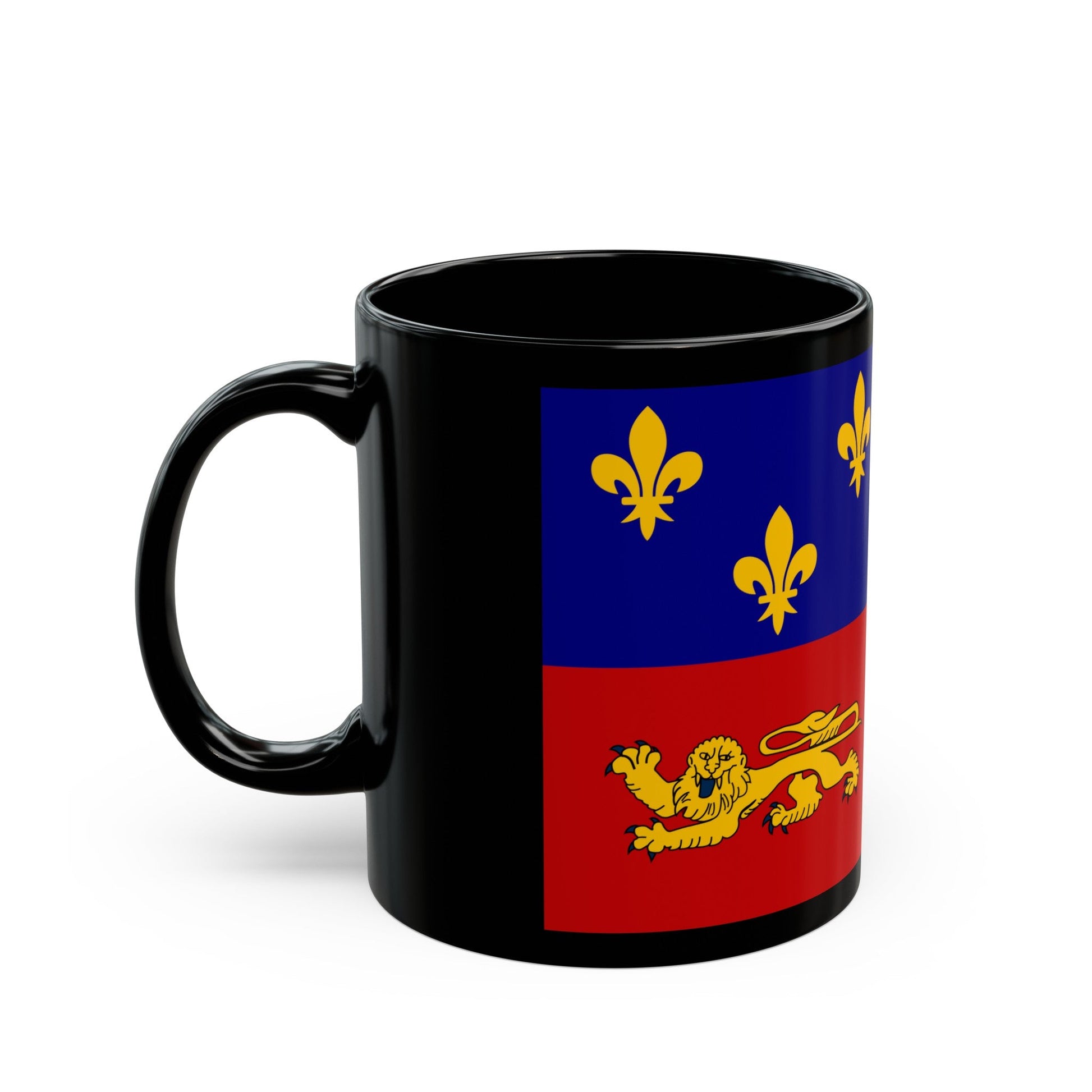 Flag of Landes France - Black Coffee Mug-The Sticker Space