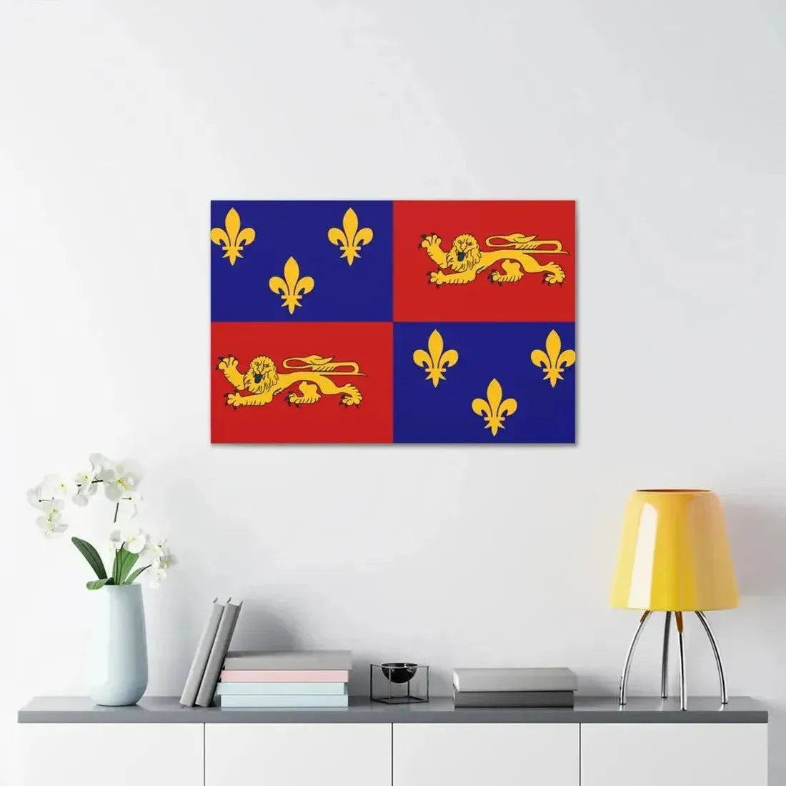 Flag of Landes France - Canvas Wall Art - The Sticker Space