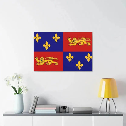 Flag of Landes France - Canvas Wall Art - The Sticker Space