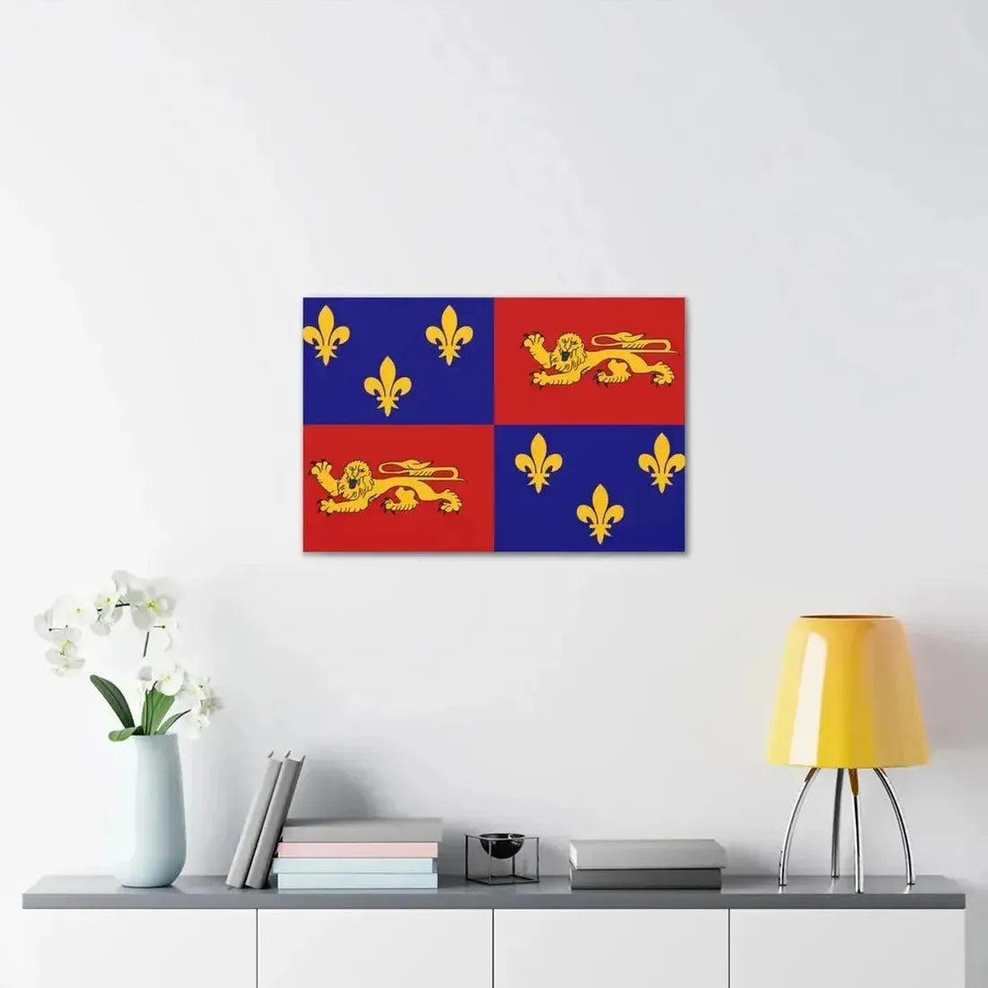 Flag of Landes France - Canvas Wall Art - The Sticker Space