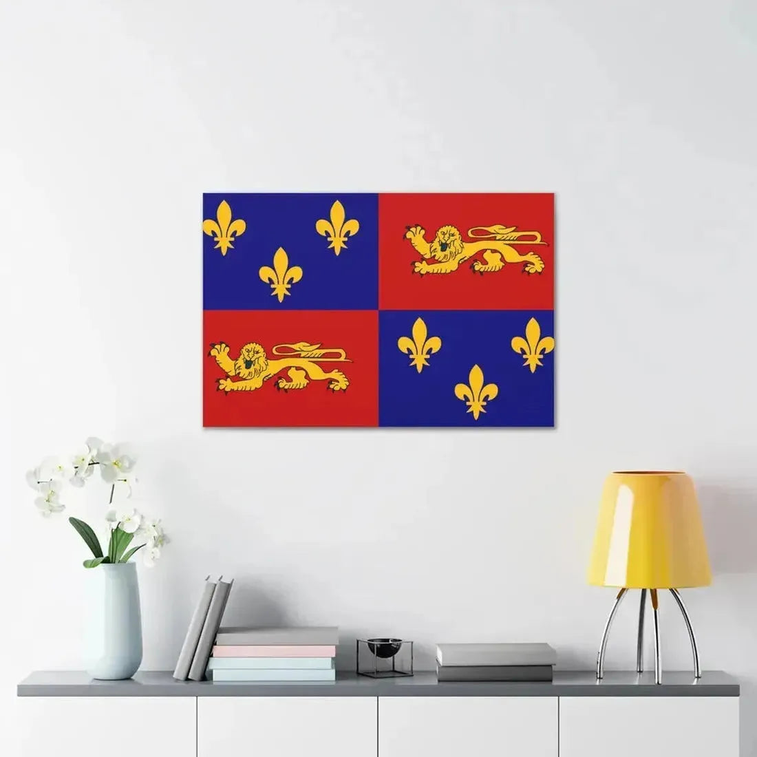 Flag of Landes France - Canvas Wall Art - The Sticker Space