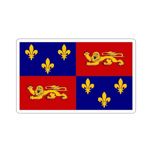 Flag of Landes France STICKER Vinyl Die-Cut Decal 6 Inch - The Sticker Space