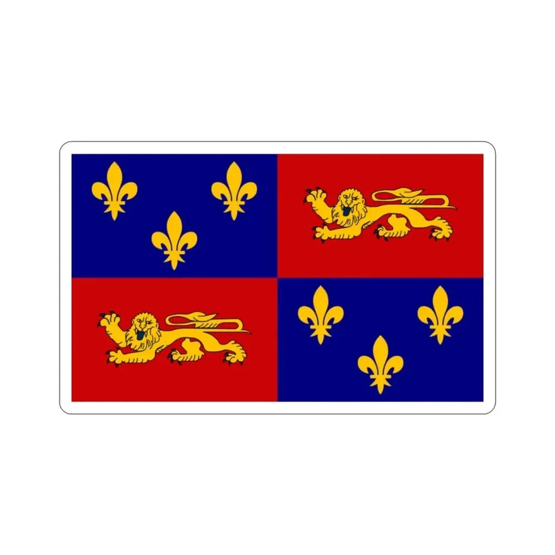 Flag of Landes France STICKER Vinyl Die-Cut Decal - The Sticker Space