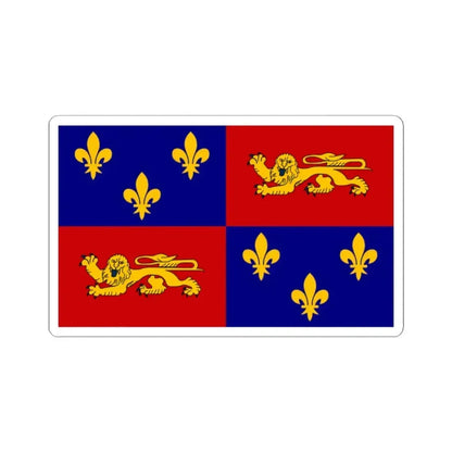 Flag of Landes France - STICKER Vinyl Kiss-Cut Decal 2 Inch White - The Sticker Space