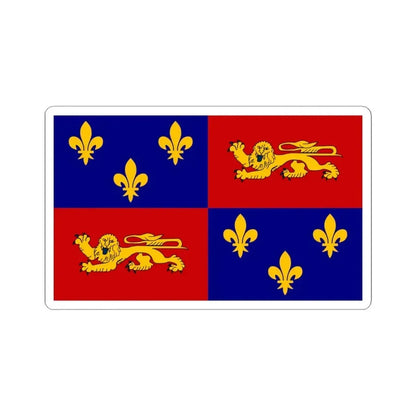 Flag of Landes France - STICKER Vinyl Kiss-Cut Decal 6 Inch White - The Sticker Space