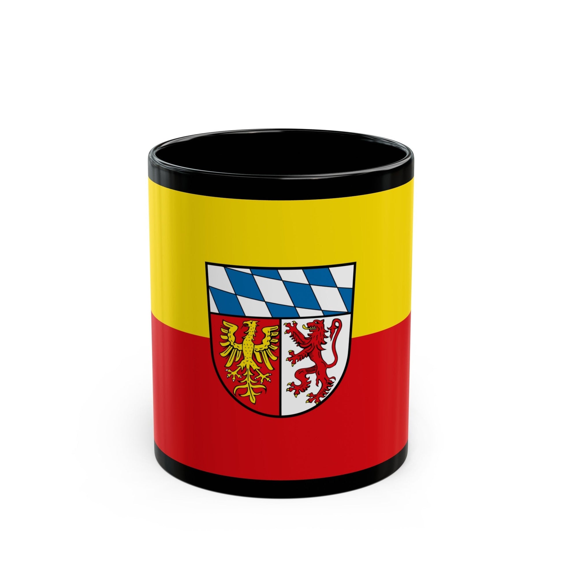 Flag of Landsberg am Lech Germany - Black Coffee Mug-11oz-The Sticker Space