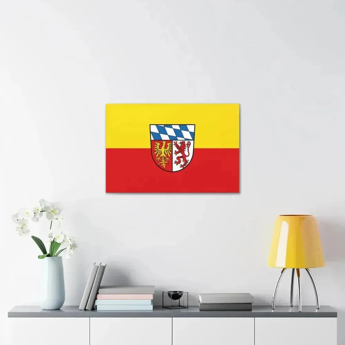 Flag of Landsberg am Lech Germany - Canvas Wall Art - The Sticker Space