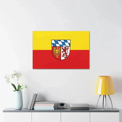 Flag of Landsberg am Lech Germany - Canvas Wall Art - The Sticker Space
