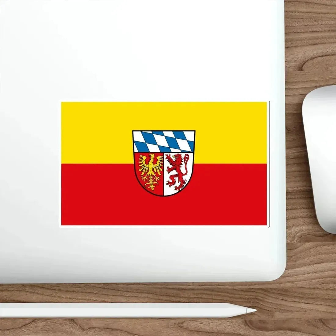Flag of Landsberg am Lech Germany STICKER Vinyl Die-Cut Decal - The Sticker Space