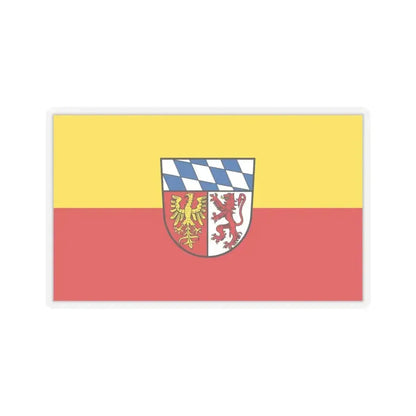 Flag of Landsberg am Lech Germany - STICKER Vinyl Kiss-Cut Decal 3 Inch Transparent - The Sticker Space