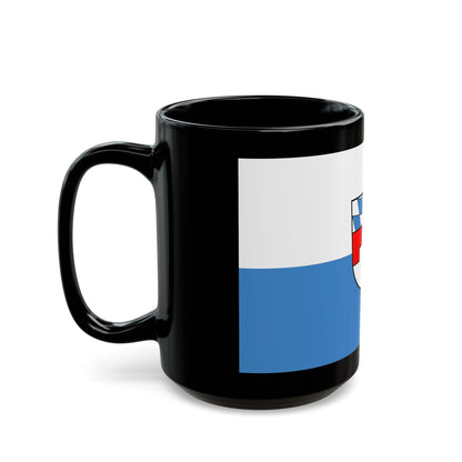 Flag of Landshut 2 Germany - Black Coffee Mug-The Sticker Space