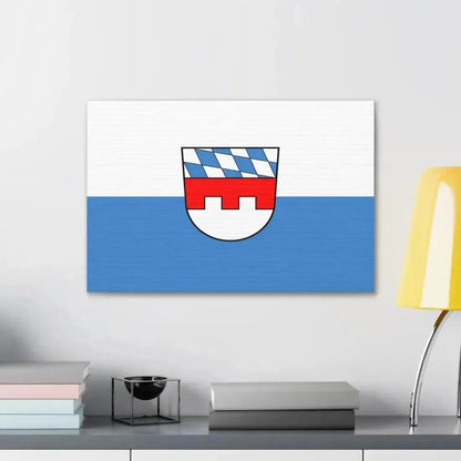 Flag of Landshut 2 Germany - Canvas Wall Art - The Sticker Space