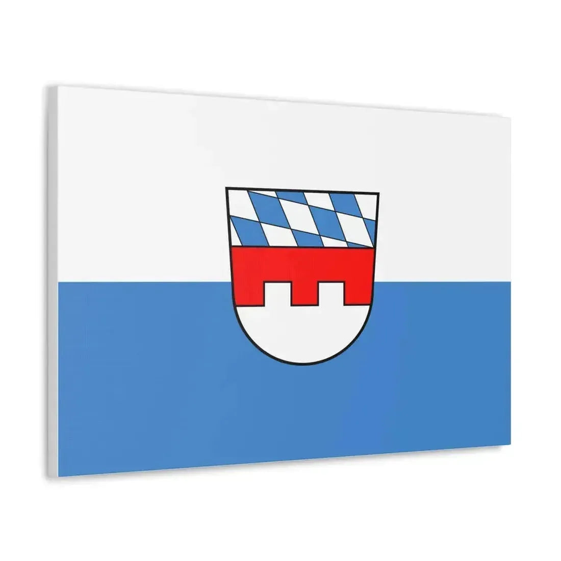 Flag of Landshut 2 Germany - Canvas Wall Art - The Sticker Space