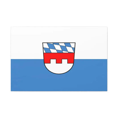 Flag of Landshut 2 Germany - Canvas Wall Art - The Sticker Space