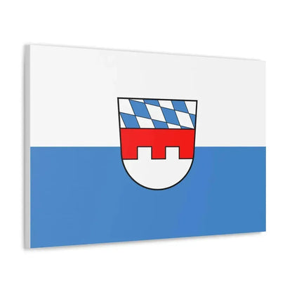 Flag of Landshut 2 Germany - Canvas Wall Art - The Sticker Space