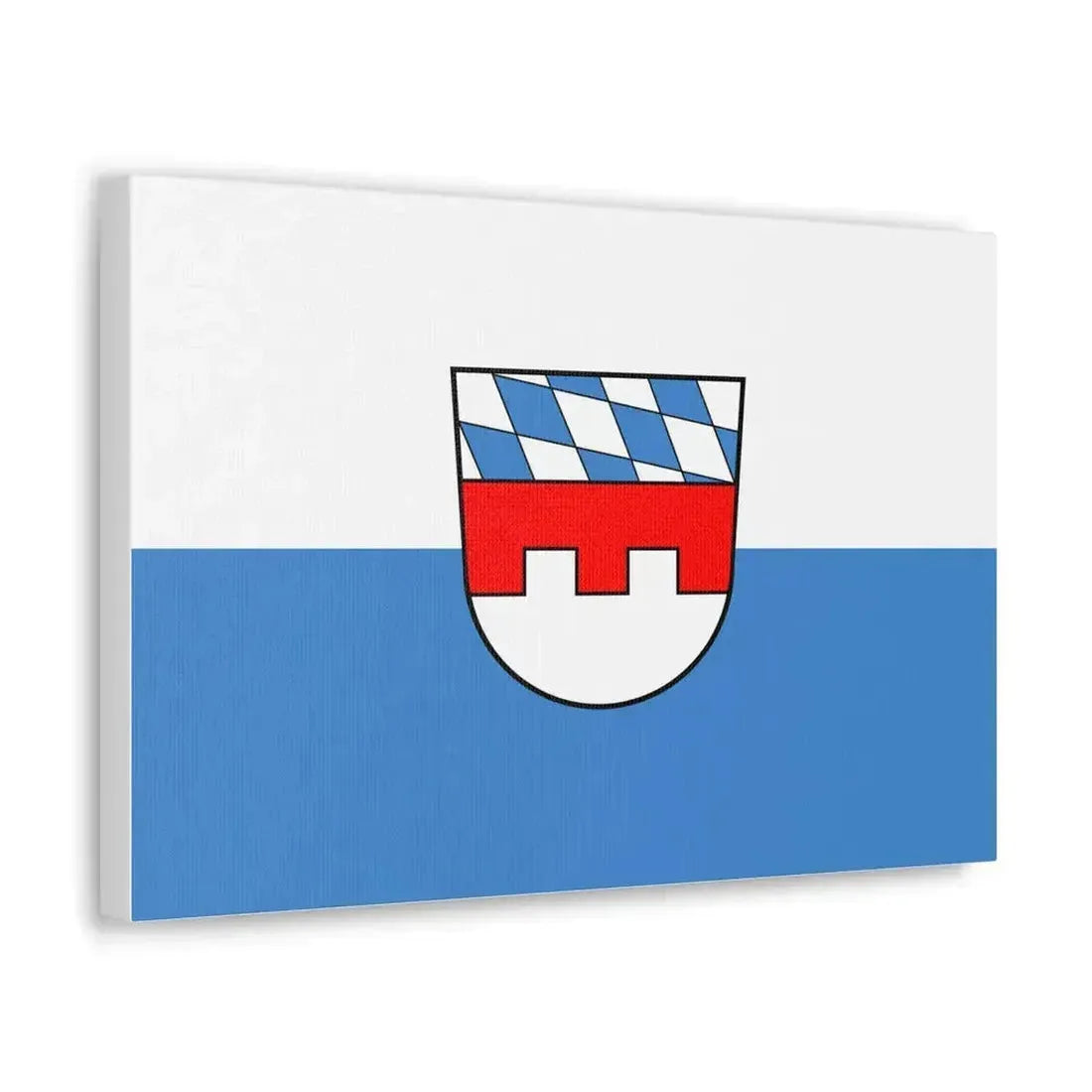 Flag of Landshut 2 Germany - Canvas Wall Art - The Sticker Space