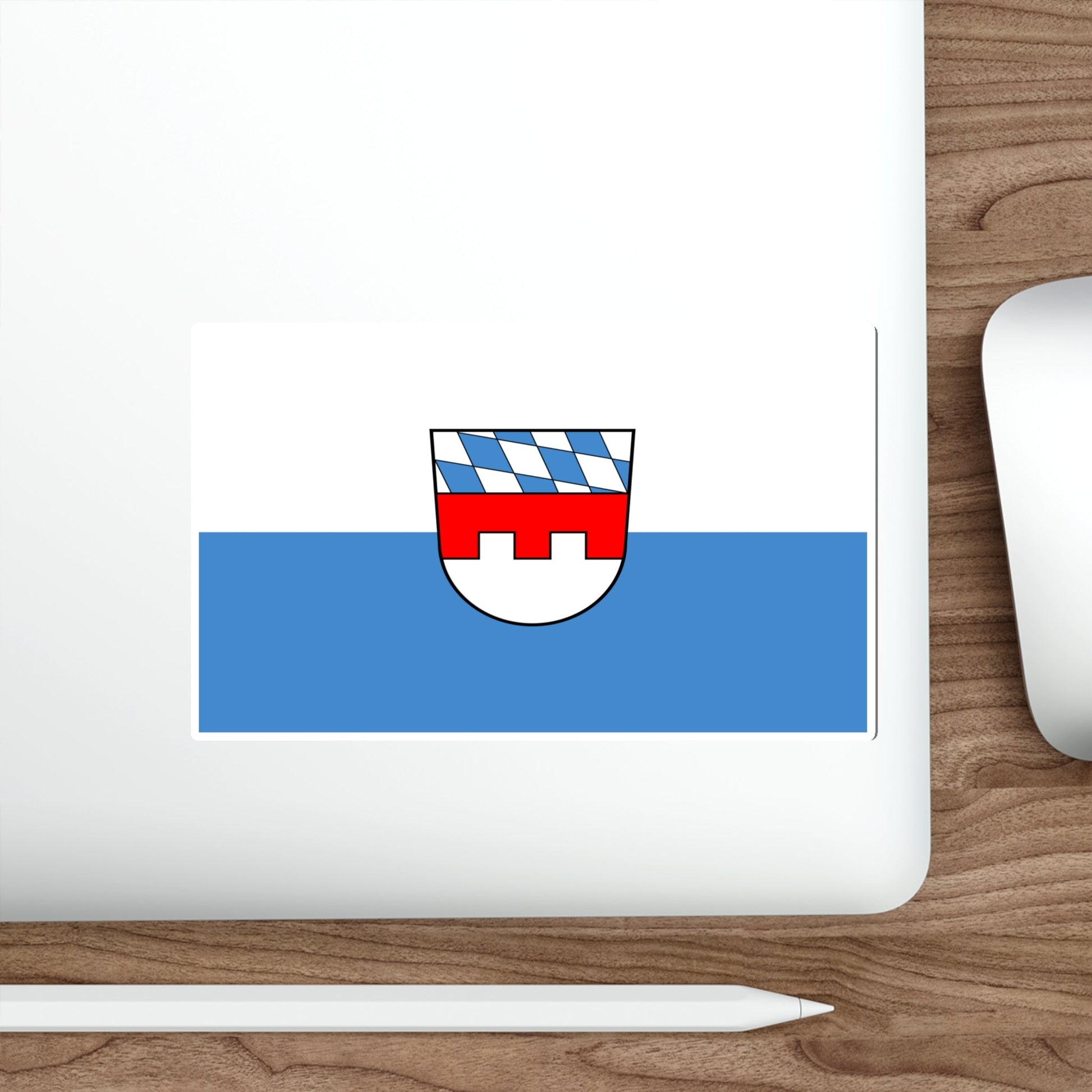 Flag of Landshut 2 Germany STICKER Vinyl Die-Cut Decal-The Sticker Space