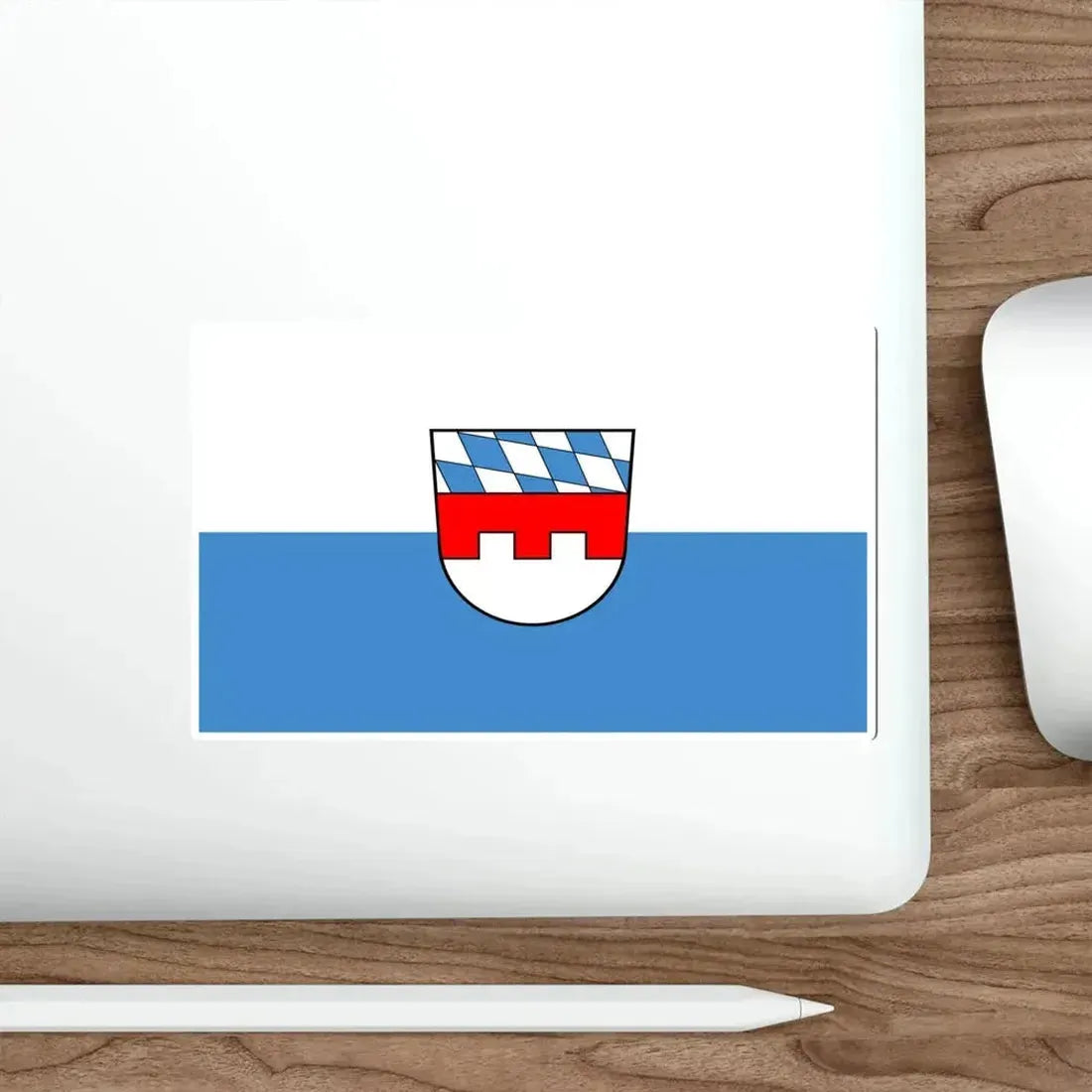 Flag of Landshut 2 Germany STICKER Vinyl Die-Cut Decal - The Sticker Space