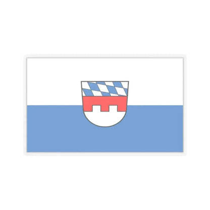 Flag of Landshut 2 Germany - STICKER Vinyl Kiss-Cut Decal 2 Inch Transparent - The Sticker Space
