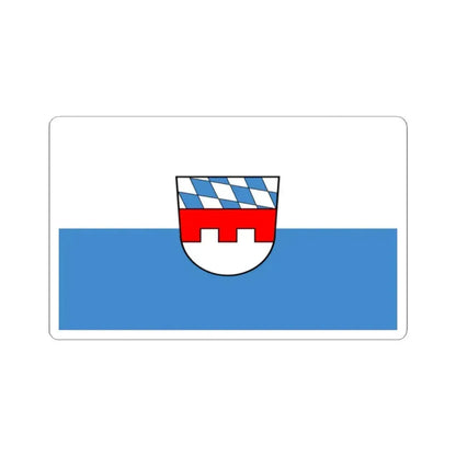 Flag of Landshut 2 Germany - STICKER Vinyl Kiss-Cut Decal 2 Inch White - The Sticker Space