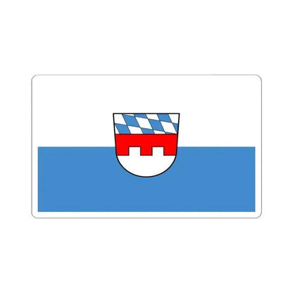 Flag of Landshut 2 Germany - STICKER Vinyl Kiss-Cut Decal 4 Inch White - The Sticker Space
